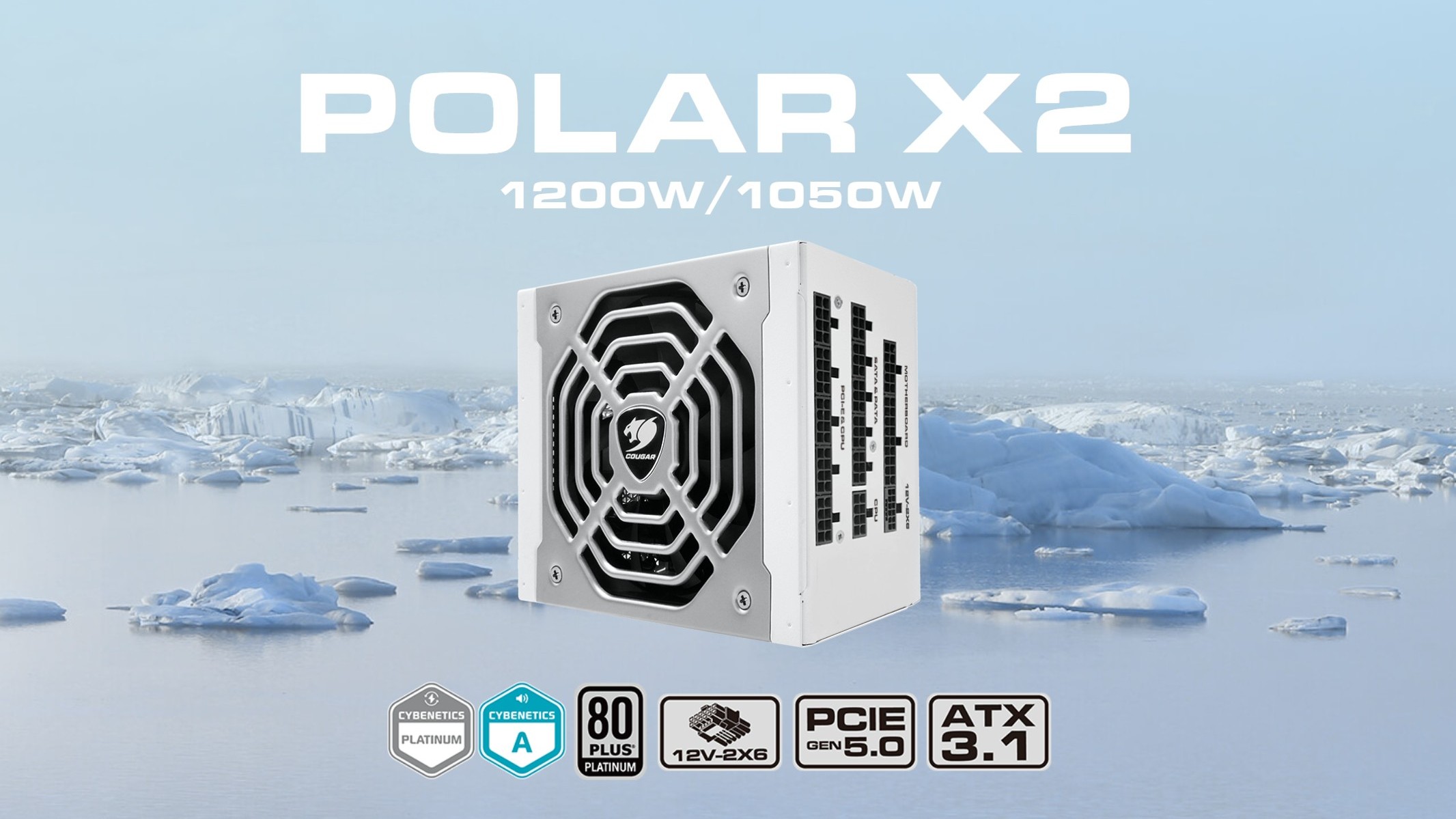 ATX 3.1・PCIe 5.0対応・12V-2x6コネクター搭載。80PLUS PLATINUM 電源